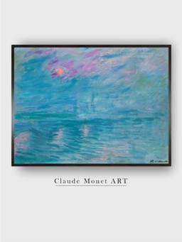 The Art House - Waterloo Bridge by Claude Monet Painting