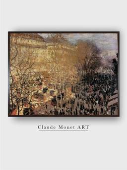 The Art House - Boulevard Des Capucines by Claude Monet Painting