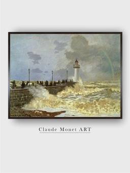 The Art House - The Quay at le Havre by Claude Monet Painting