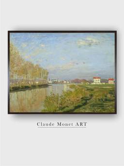 The Art House - The Seine at Argenteuil by Claude Monet Painting