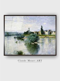 The Art House - The Seine at Lavacourt by Claude Monet Painting