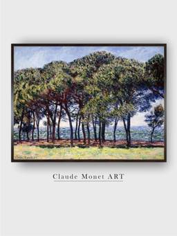 The Art House - Pines, Cap D'Antibes by Claude Monet Painting