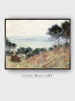 The Art House - The Coast of Varengeville by Claude Monet Painting