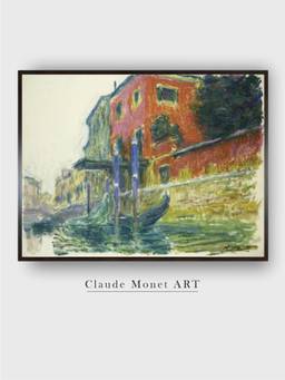 The Art House - The Red House; La Maison Rouge by Claude Monet Painting