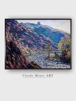 The Art House - Bend in the River by Claude Monet Painting