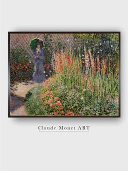 The Art House - Gladioli by Claude Monet Painting