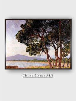 The Art House - La Plage de Juan-les-Pins by Claude Monet Painting