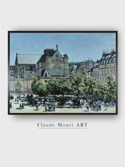 The Art House - Saint-Germain L'Auxerrois by Claude Monet Painting
