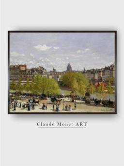 The Art House - Quai Du Louvre, Paris by Claude Monet Painting