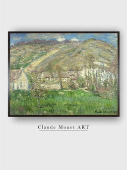 The Art House - Hamlet in the Cliffs Near Giverny Painting