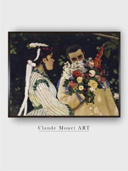 The Art House - Women in the Garden, Detail by Claude Monet Painting