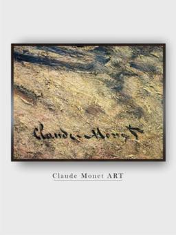 The Art House - The Magpie, Detail of the Painter's Signature on the Painting