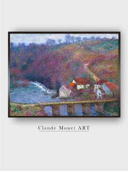 The Art House - The Grande Creuse at Pont De Vervy by Claude Monet Painting