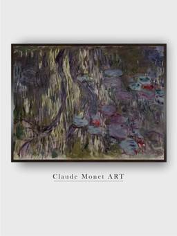 The Art House - Waterlilies by Claude Monet Painting