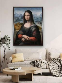 The Art House - Mona Lisa Framed Wall Art Painting