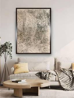 The Art House - Charcoal Drawing Framed Wall Art Painting