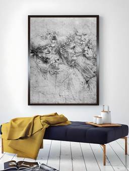 The Art House - Study Grotesque Framed Wall Art Painting