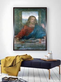 The Art House - Supper Detail Framed Wall Art Painting