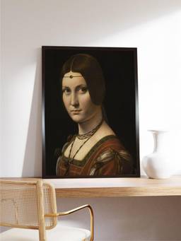 The Art House - Belle Ferronniere Framed Wall Art Painting