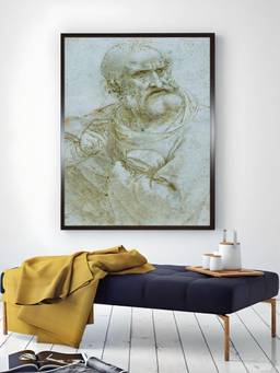The Art House - Leonardo Da Vinci Framed Wall Art Painting