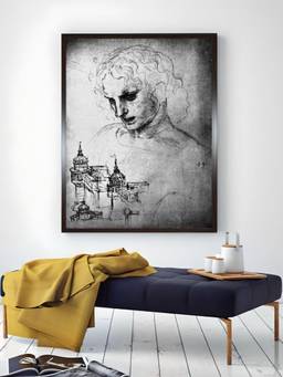 The Art House - Study James Framed Wall Art Painting