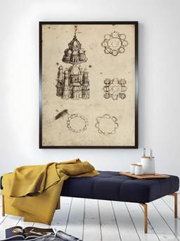 The Art House - Centrally Planned Framed Wall Art Painting