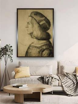 The Art House - Profile Framed Wall Art Painting