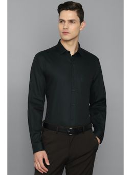 Louis Philippe - Black Solid Formal Shirt