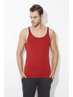 Van Heusen Innerwear - Men Athleisure Quick Dry & Ultra Soft Gym Vest - Red