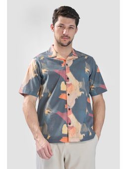 XKIND - Men Printed Casual Shirt