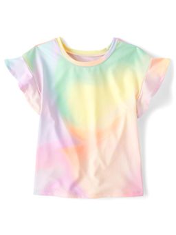 The Children's Place - Girls Quick Dry Rainbow Marble Top