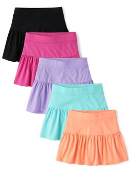 The Children's Place - Girls Tiered Skort (Pack of 5)