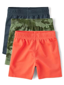 The Children's Place - Moisture Wicking Print Basketball Shorts (Pack of 3)
