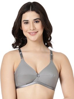 BLOSSOM - Women Grey Regular Jasmine Dark Grey Bra