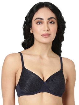 BLOSSOM - Women Navy Blue Regular Solace Bra