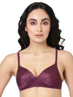 BLOSSOM - Women Wine Regular Solace Bra