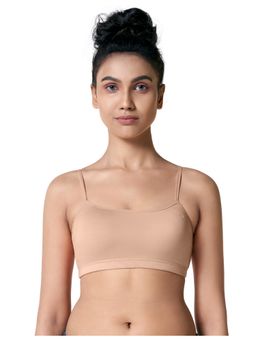 BLOSSOM - Single Layered Cotton Slip On Beginners Bra Starters Beige