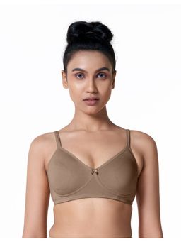 BLOSSOM - Medium Coverage Everyday T-Shirt Bra with Nipple Concealer Ultimate Brown