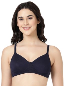 BLOSSOM - Medium Coverage Everyday T-Shirt Bra with Nipple Concealer Ultimate Navy Blue