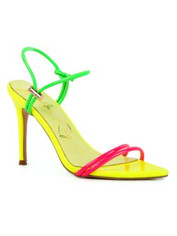 London Rag - Colorblock Yellow Heels