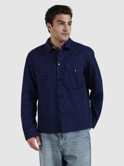 Tommy Hilfiger - Men Solid Regular Fit Cotton Shirt