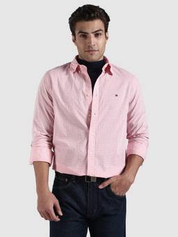 Tommy Hilfiger - Men Checks Regular Fit Cotton Shirt
