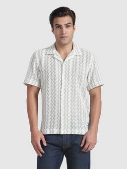 Tommy Hilfiger - Men Printed Regular Fit Cotton Shirt