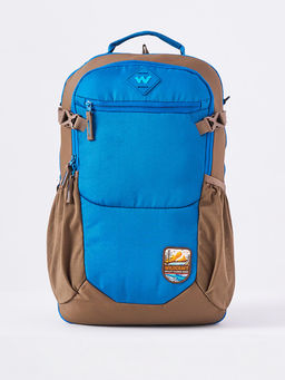 WILDCRAFT - Brown Printed Polyester Backpack