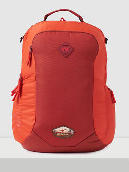 WILDCRAFT - Rust Printed Polyester Backpack