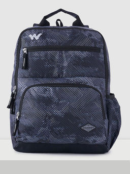 WILDCRAFT - Black Printed Polyester Backpack