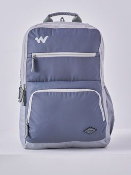 WILDCRAFT - Grey Printed Polyester Backpack