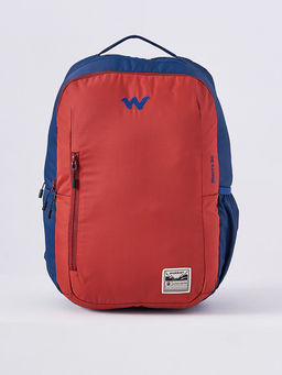 WILDCRAFT - Navy Blue Printed Polyester Backpack
