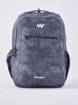 WILDCRAFT - Black Printed Polyester Backpack