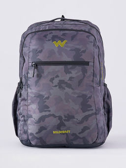 WILDCRAFT - Olive Printed Polyester Backpack